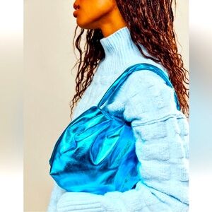 Free People Arctic Blue Vegan Bag